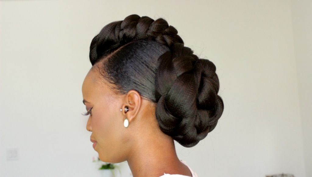 Braided Updo Hairstyles To Style On Your Natural Or Relaxed Hair.