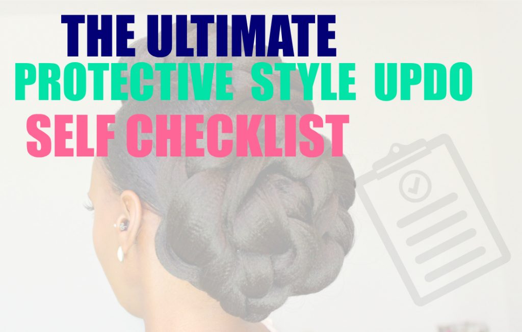 protective style updo
