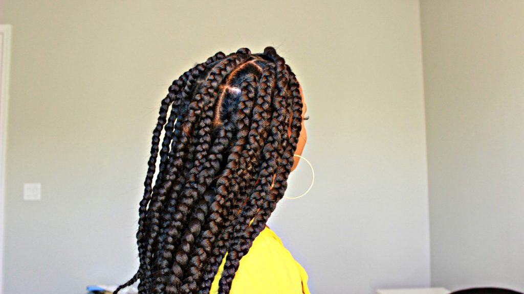 Jumbo box braids