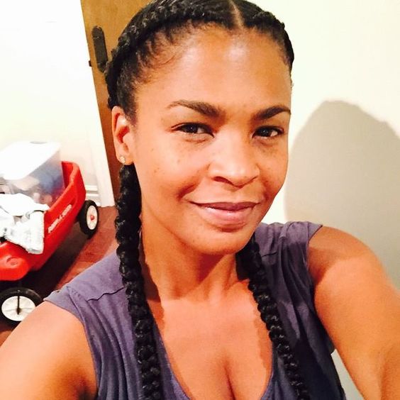 Nia long side braids