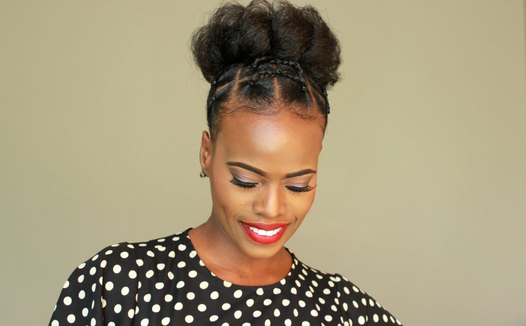 natural hair updo for 2019