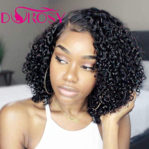 Lace Front Human Hair Wigs Wet Wavy 150% Density For Women Natural Black Brazilian Remy Hair