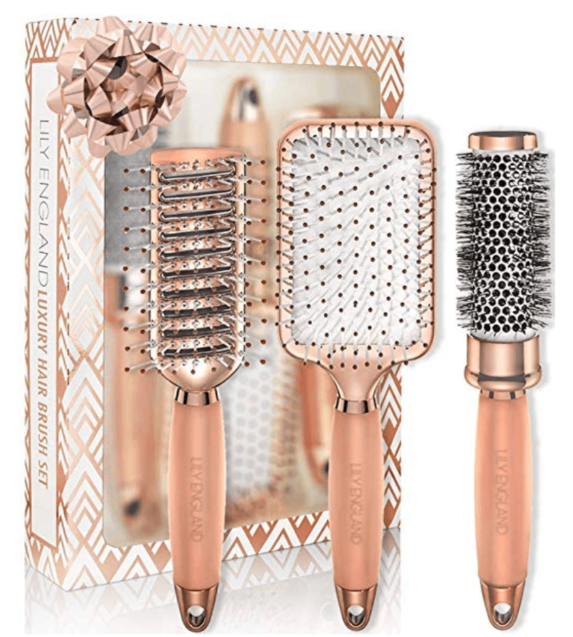 beauty gift ides _Lily England Rose Gold Hair Brush