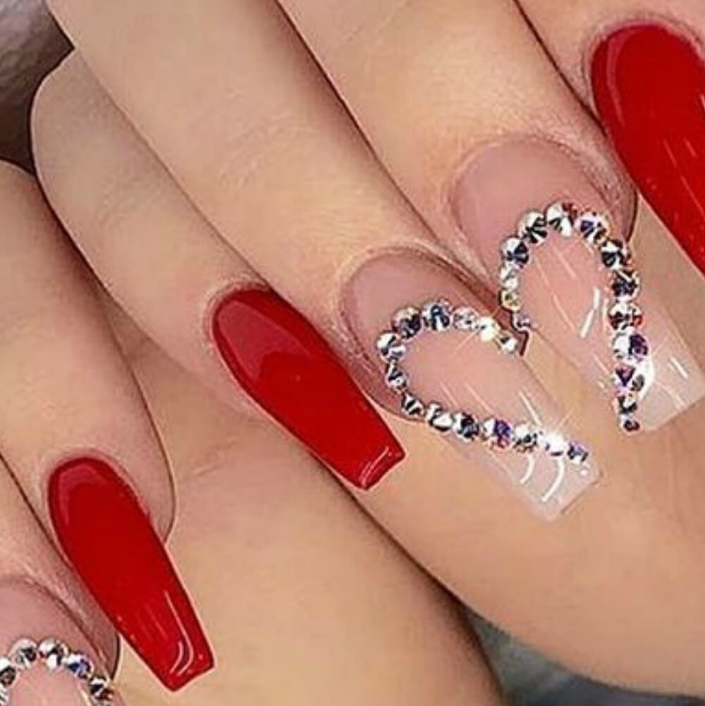 heart nails