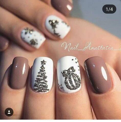 neutral nails for the holidays