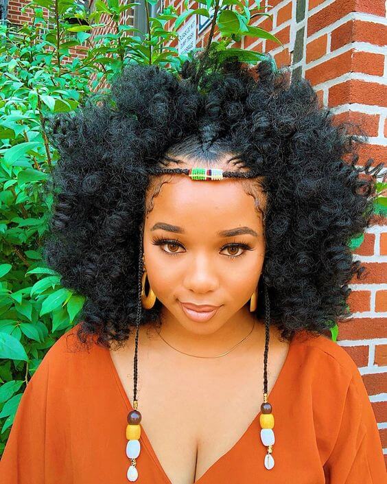 fall hairstyles for black women reindeer hair bun