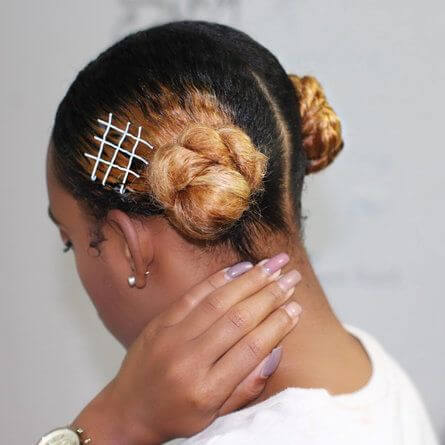 fall hairstyles for black women_hair bun
