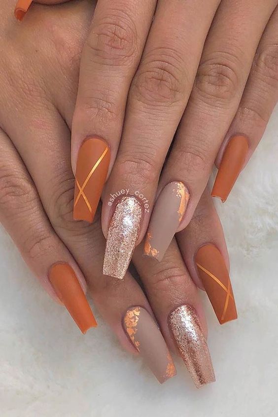 fall nails tips designs