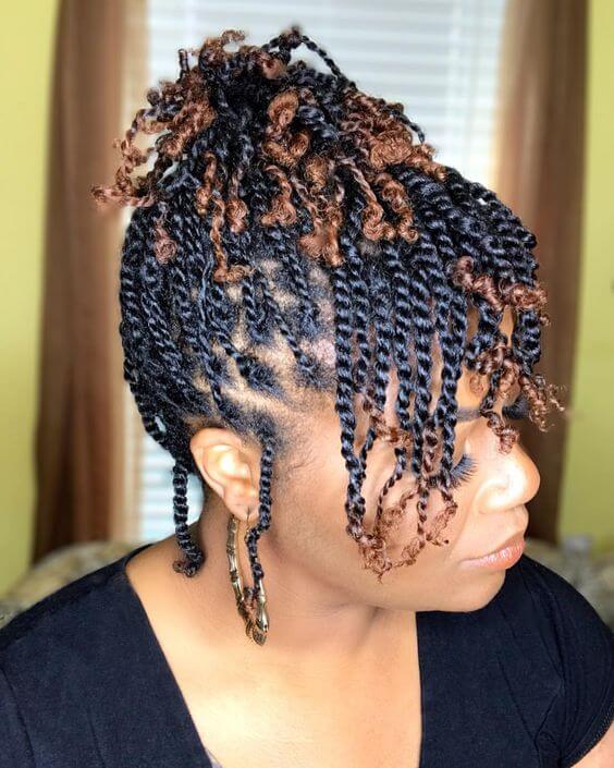 natural hair twist for fall