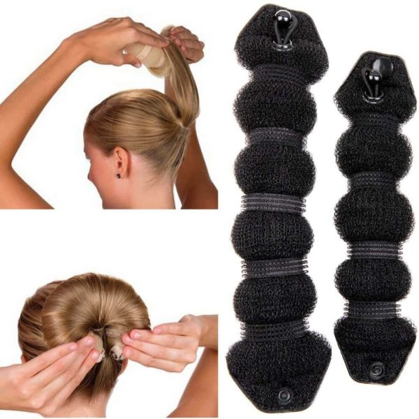 hair bun make for natural hair