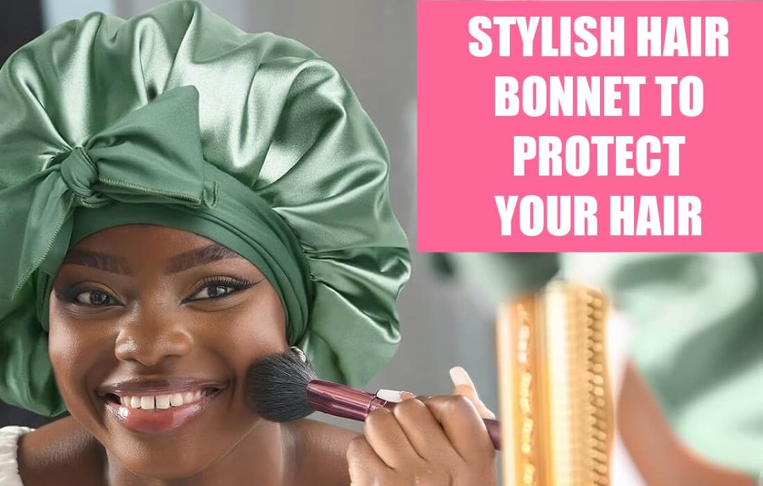 satin silk bonnet for black women