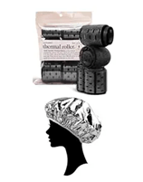 hair essentials tool and rollers